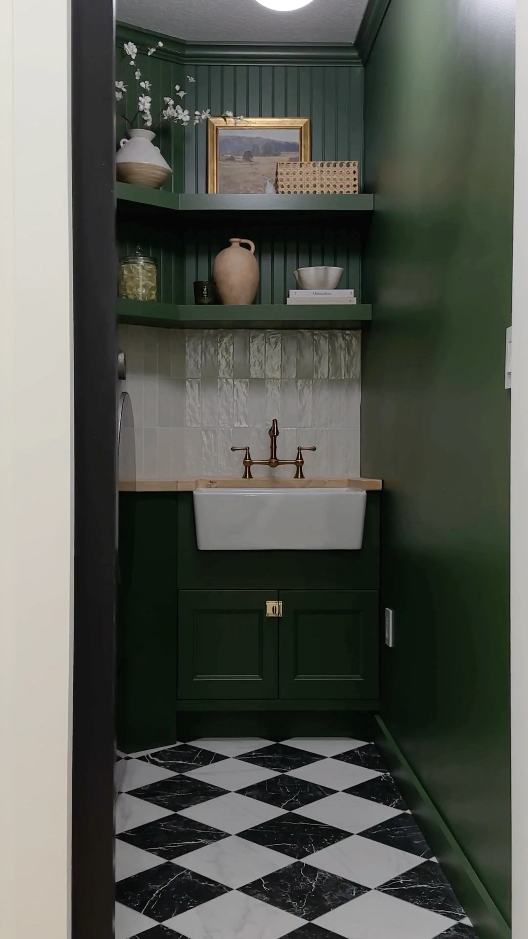 Our viral laundry room renovation is still a fan favorite! We traded the "safe" look for daring colors and patterns, then maximized the floor plan with custom storage and a sleek pocket door. It’s officially my favorite room in our previous  home.

laundry room essentials, organization tips, storage hacks, functional design, clean space, home decor, affordable finds, home makeover

#LTKSeasonal #LTKU #LTKHome
