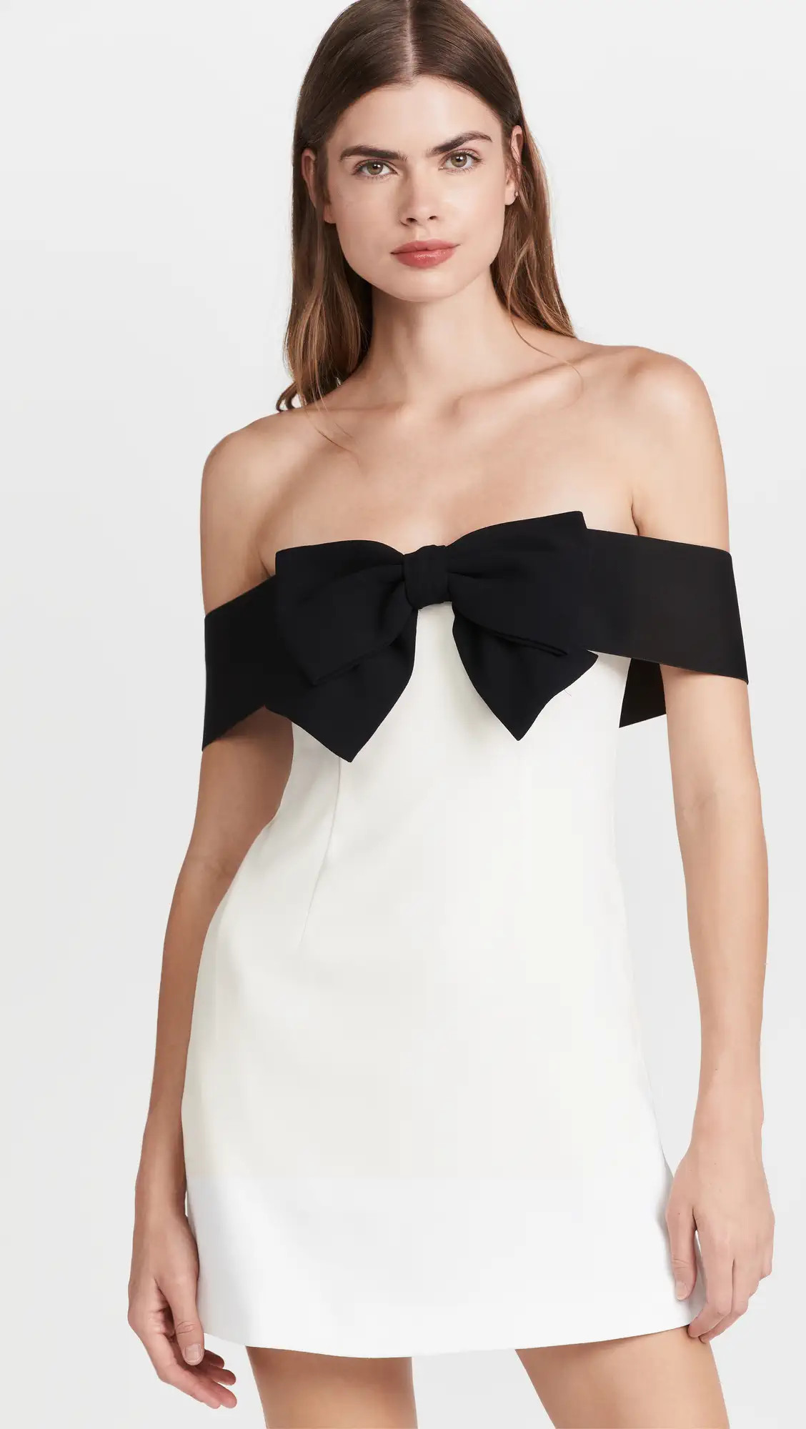 Self Portrait Off Shoulder Bow Dress | Shopbop | Shopbop