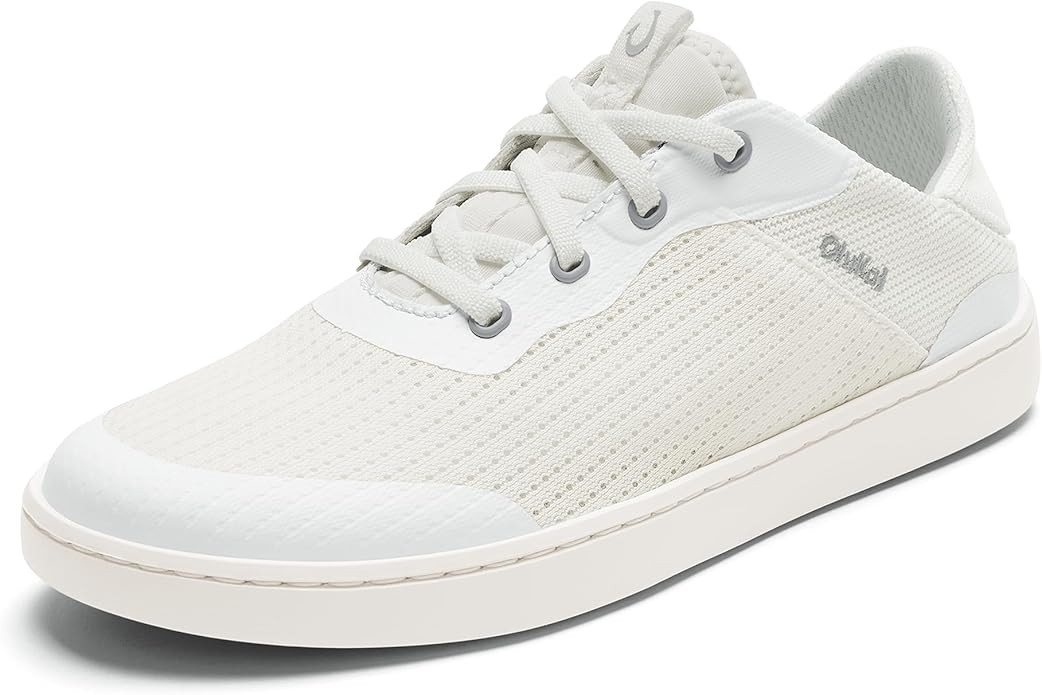 OLUKAI Kahakai Women's Waterproof Leather Athletic Sneakers, Versatile Lace-Up Shoes with Drop-In... | Amazon (US)