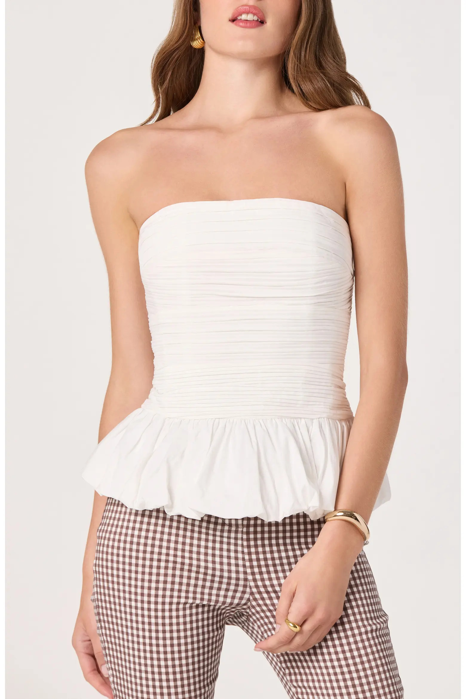 Ella Strapless Peplum Top (Women) | Nordstrom | Nordstrom