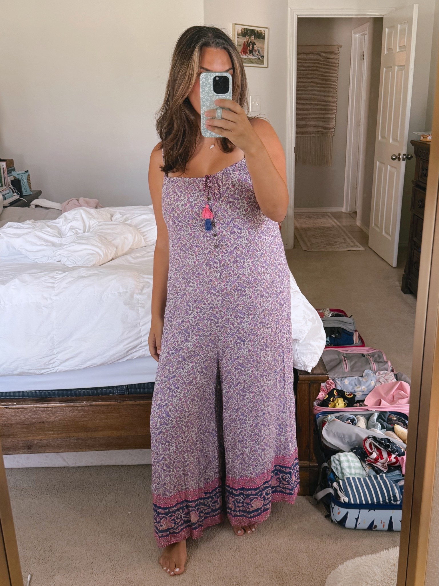 Summer jumpsuit 🩷💜 sharing similar options for all budgets! 

#LTKMidsize #LTKFindsUnder100 #LTKSeasonal