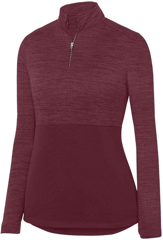 Augusta Sportswear Womens Shadow Tonal Heather 1/4 Zip Pullover | Amazon (US)