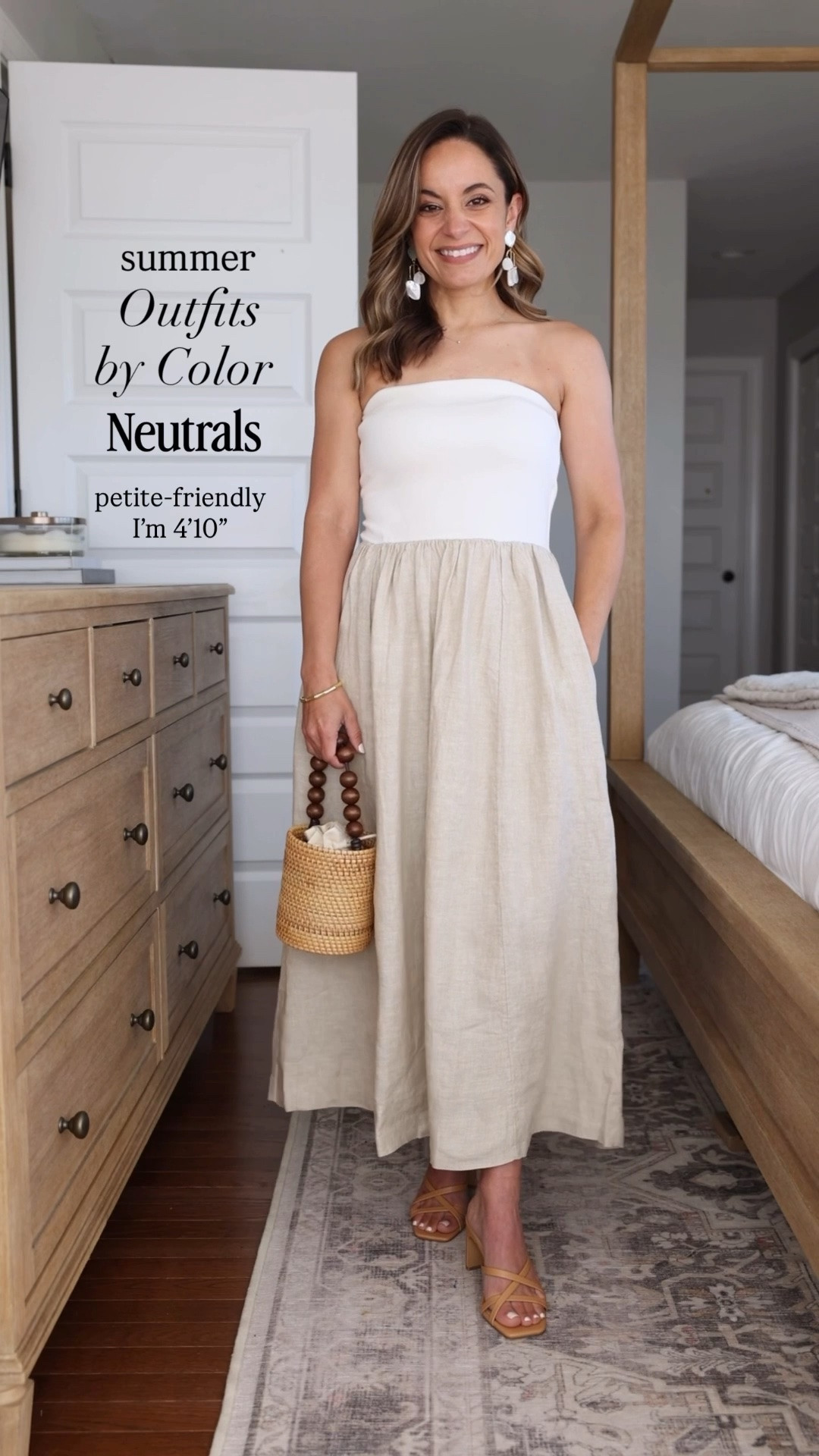 Summer outfits by color series: neutrals 

Outfit 1 
Dress (Amazon): xs 
Shoes (Amazon): true to size 

Outfit 2 
Dress (Amazon): xs 
Sandals (Sam Edelman): true to size

Outfit 3 
Dress (Tuckernuck): xxs 
Shoes (Quince): true to size

Outfit 4 
Dress (Athleta): petite xs 
Sandals (Sam Edelman): true to size

Outfit 5 
Skirt (Abercrombie): petite xxs 
Top (Abercrombie): xxs 
Camisole (Kohl’s): small

#LTKPetite