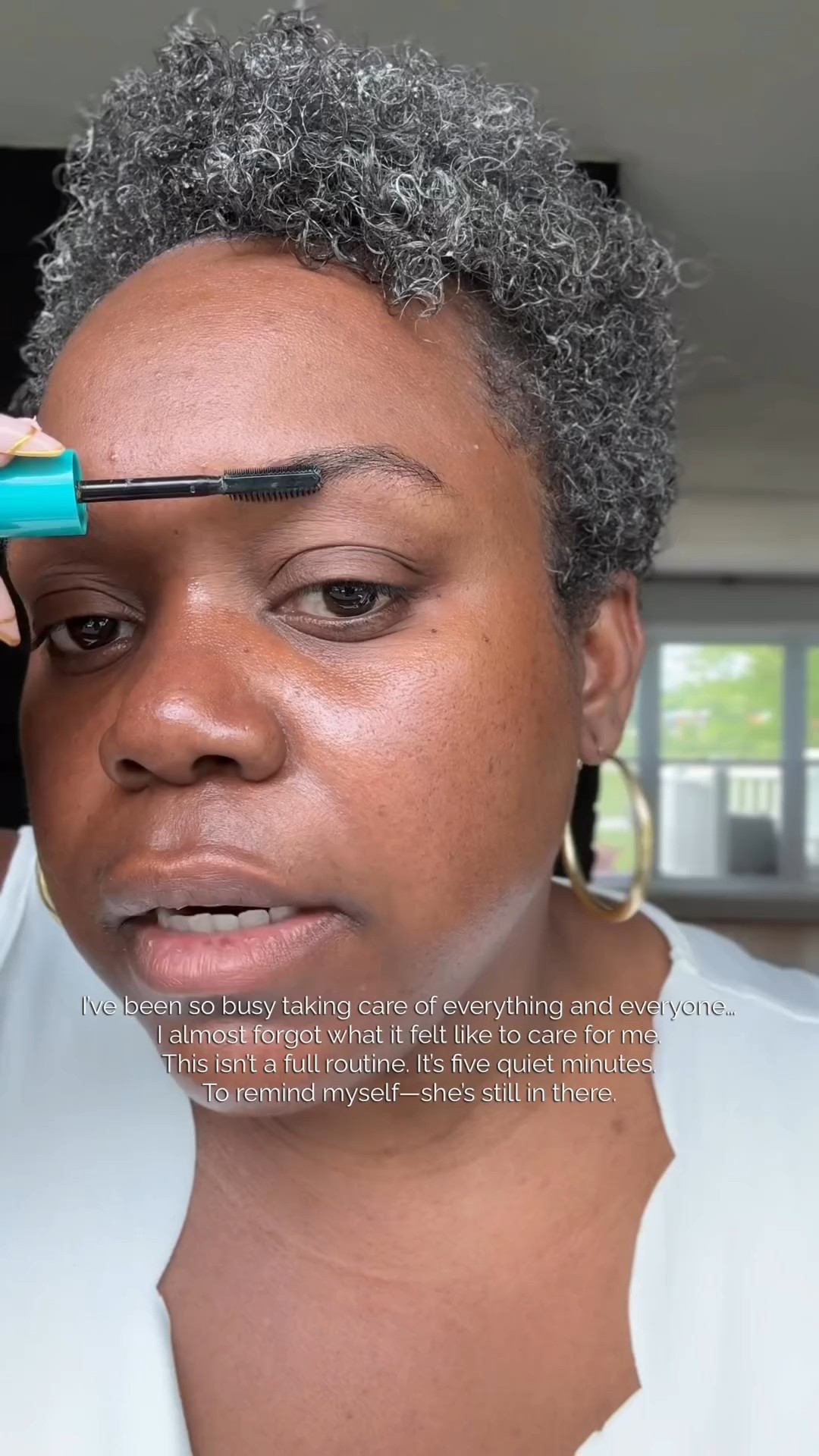 Lately, time feels like it slips right through my fingers.
The to-do list is long. The days blur together.
And somewhere in the middle of all the laundry, snacks, work, and late-night dishes… I started missing me.

Not the dolled-up version.
Just the woman who used to look in the mirror and feel present.

This isn’t a glow-up.
It’s five quiet minutes -well semi quiet 🤣 before the chaos starts.
Five minutes to put on a little mascara and remember—
I’m still here. I still matter. Even when I’m running on empty.

Just a small moment that reminded me how much I need more of these.
So here’s to becoming her again… one small moment at a time.

#BecomingHerAgain #MomLifeButMakeItBougie #BusyMomSoftEra #5MinuteRoutine #MyBougieFarmhouse #MotherhoodUnfiltered #MomCareIsSelfCare #softlife #busymom #busymomlife #quietmoments #mommakeup #mommymoments

#LTKFindsUnder100 #LTKBeauty #LTKStyleTip