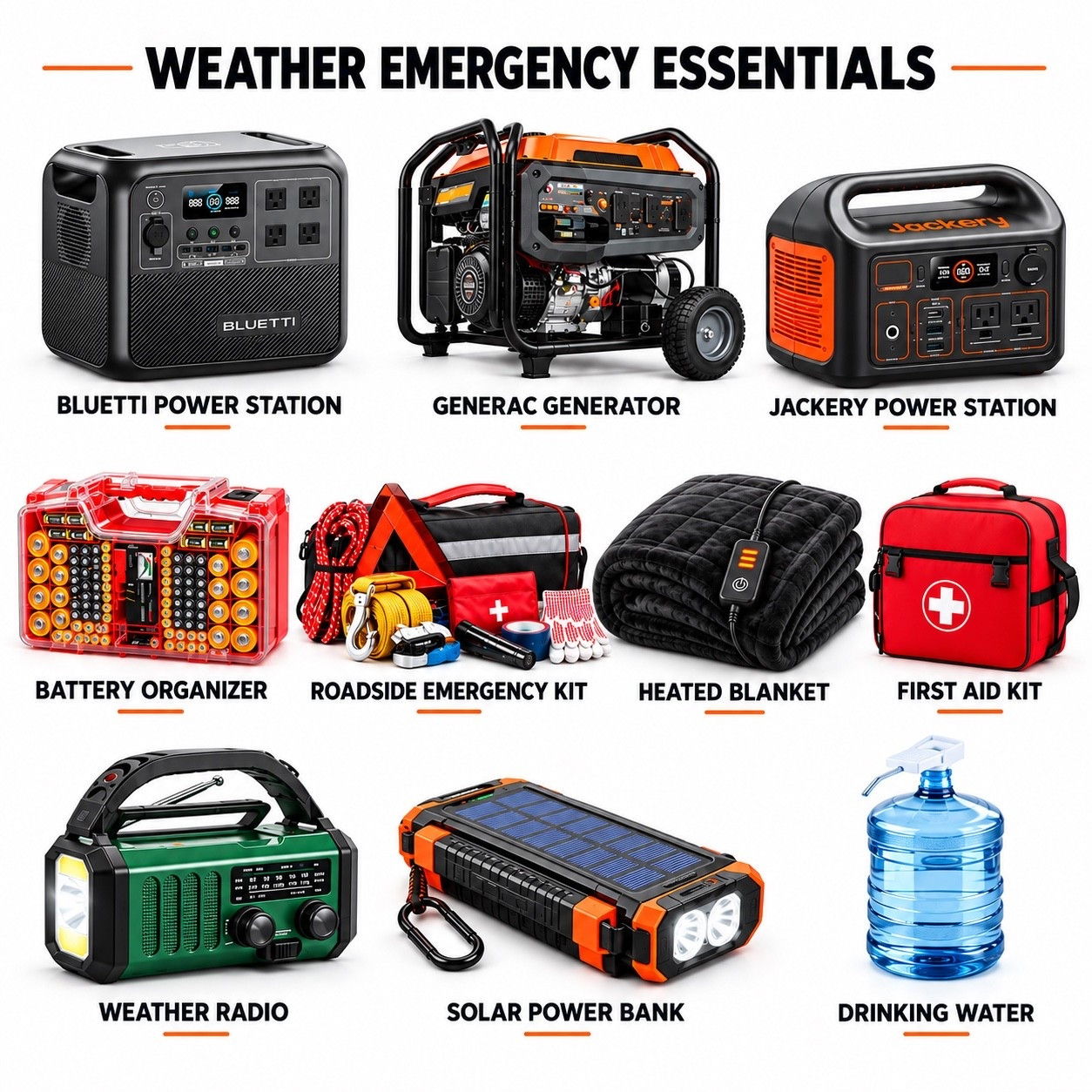 As someone who took a direct hit from a category for hurricane, got hit by another hurricane the following week and then got hit by a unprecedented and ice storm the next year, these are things. I absolutely swear by an emergency whether their situations.
