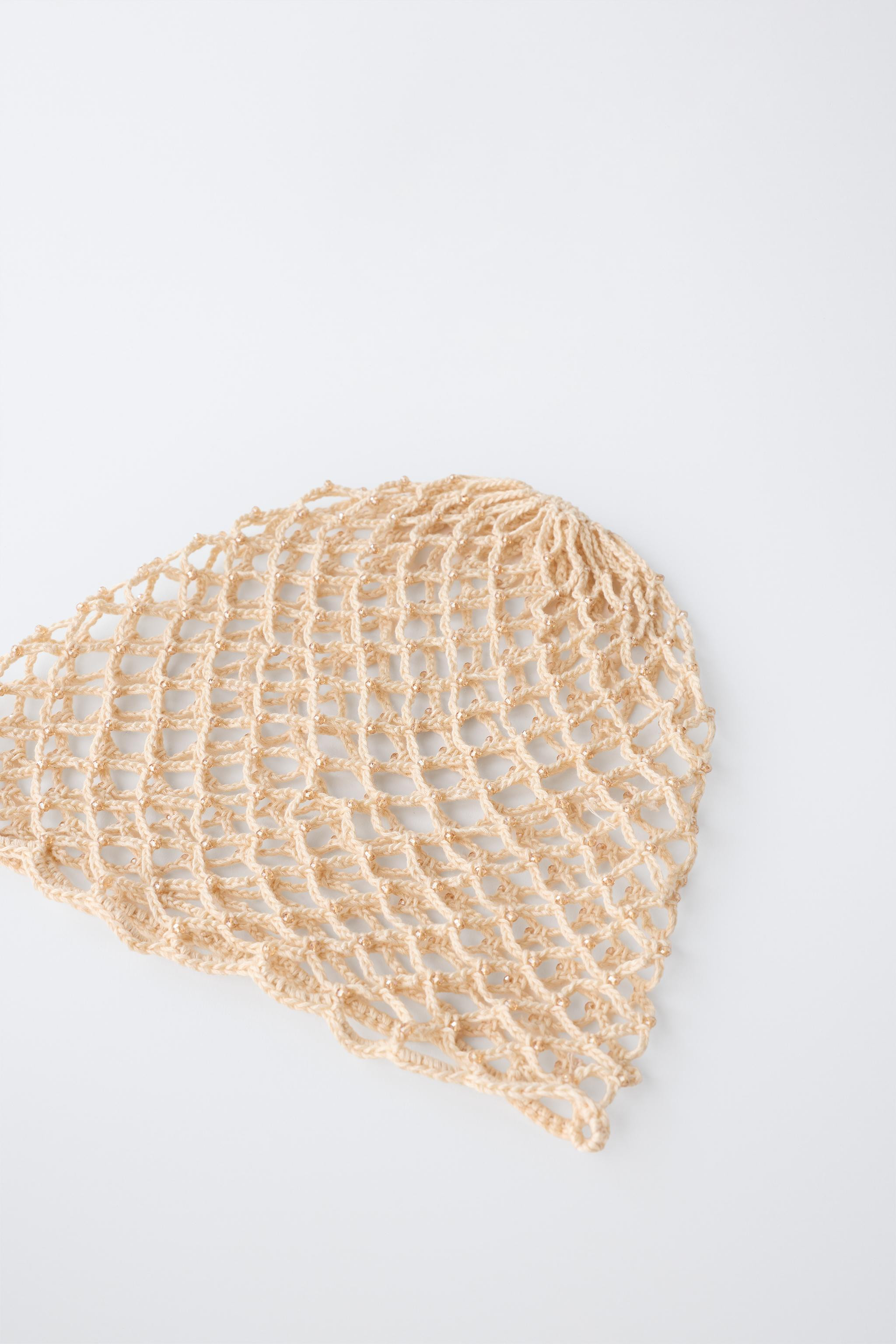 CROCHET KNIT HALTER TOP | Zara US