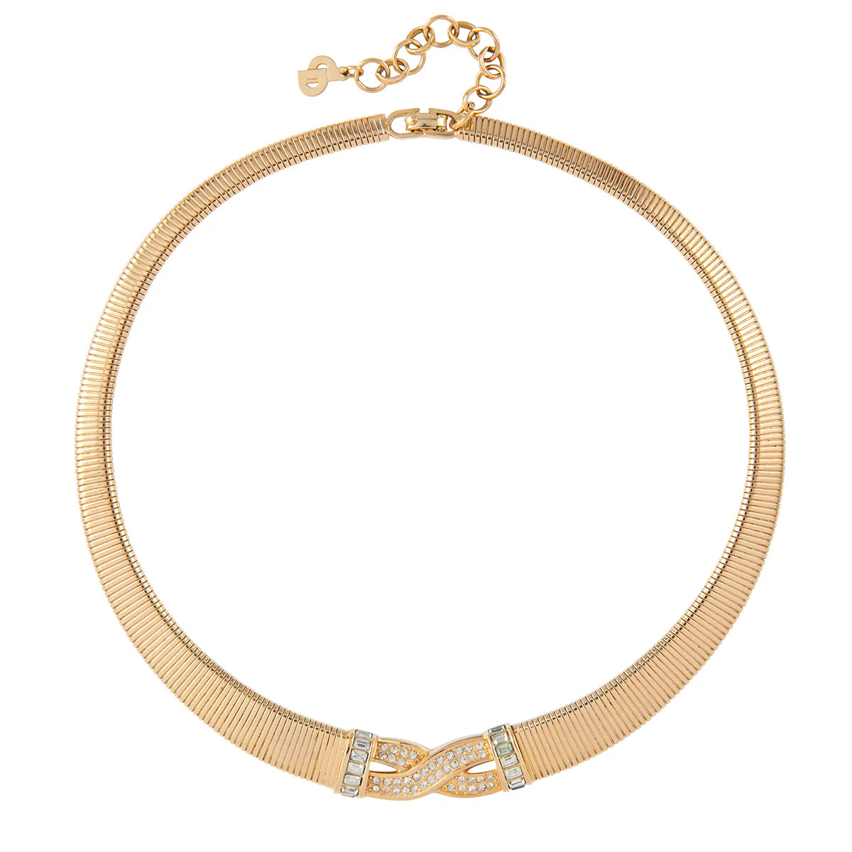 1980s Vintage Christian Dior Crystal Necklace | Susan Caplan