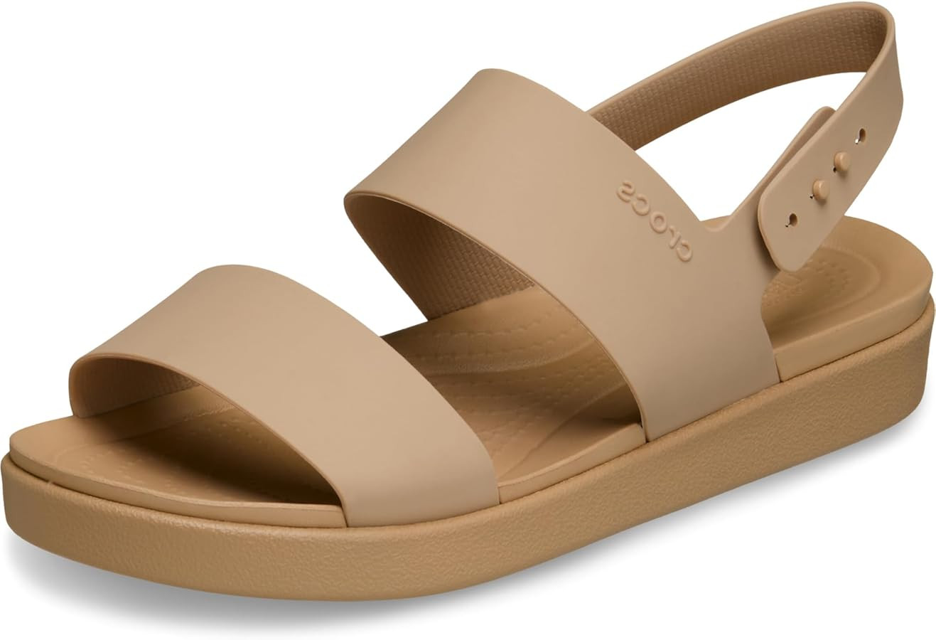 Crocs Women's Brooklyn Backstrap Low Sandals | Amazon (US)