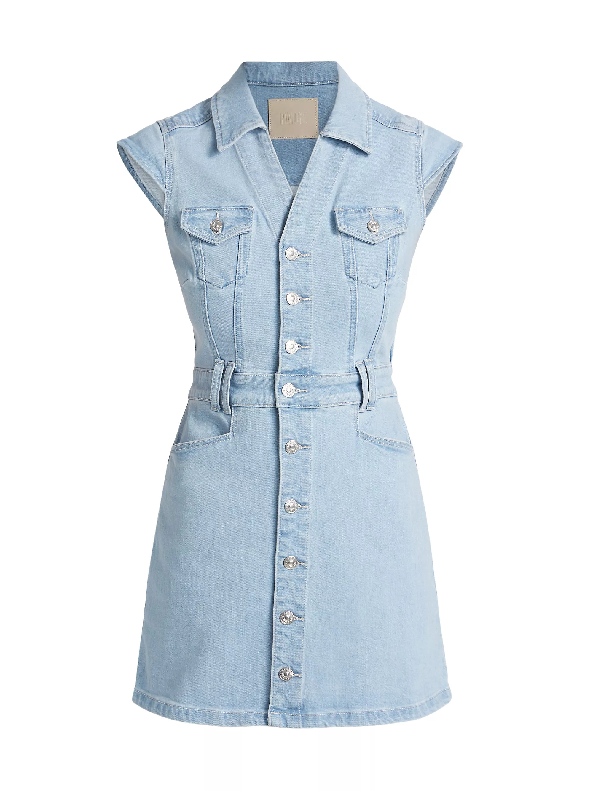 Jaxsyn Denim Button-Front Minidress | Saks Fifth Avenue