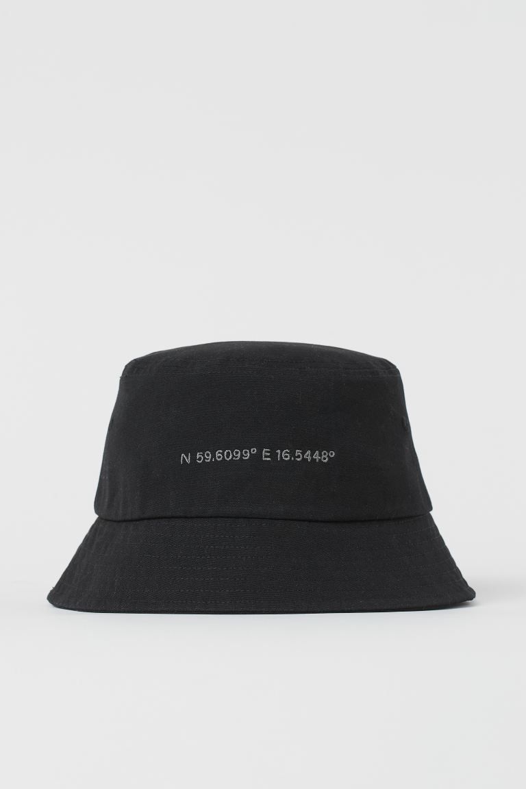 Embroidered-detail bucket hat | H&M (UK, MY, IN, SG, PH, TW, HK)