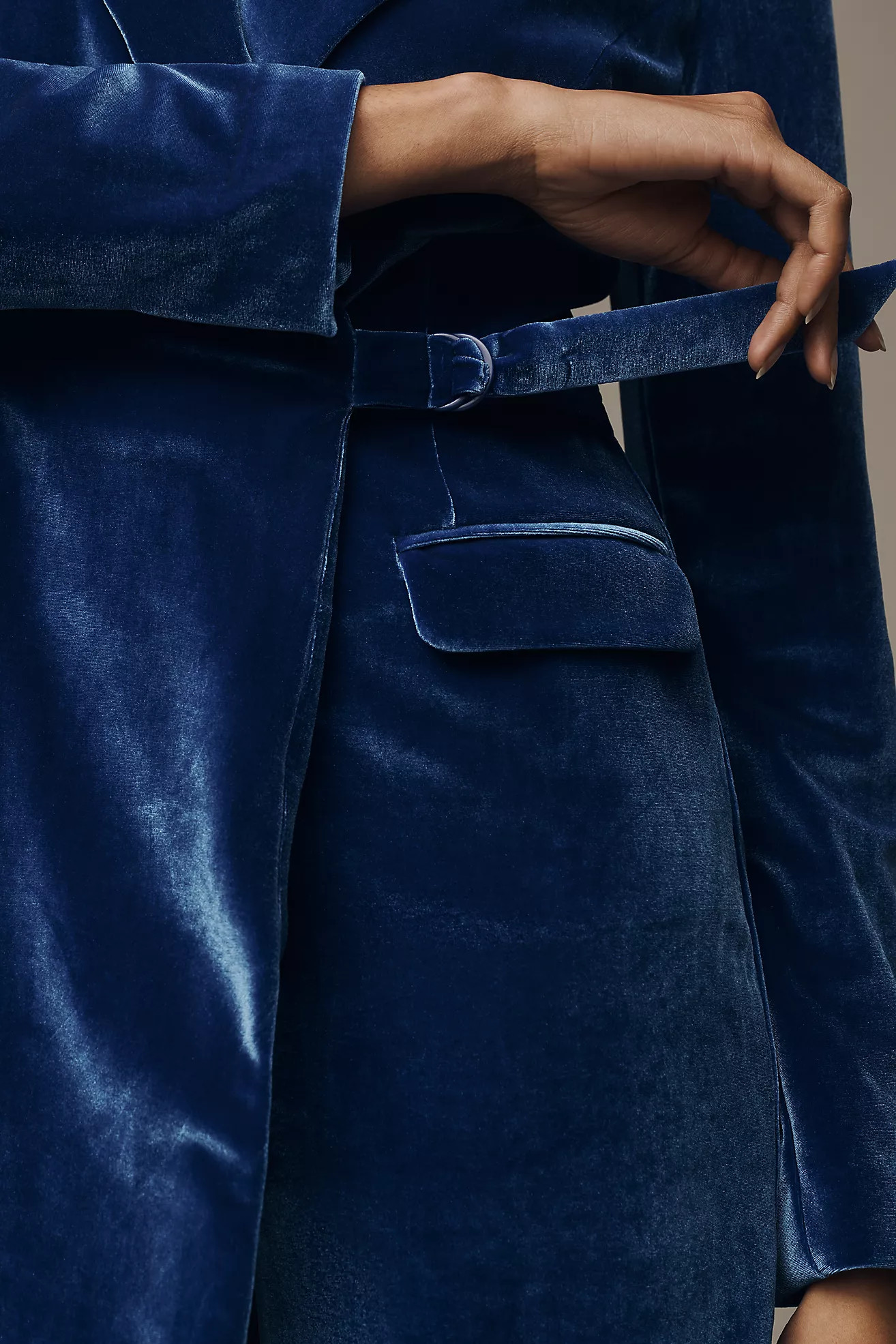 Hutch Velvet Blazer Romper | Anthropologie (US)