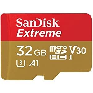 SanDisk 32GB Extreme microSDHC UHS-I Memory Card with Adapter - C10, U3, V30, 4K, A1, Micro SD - ... | Amazon (US)