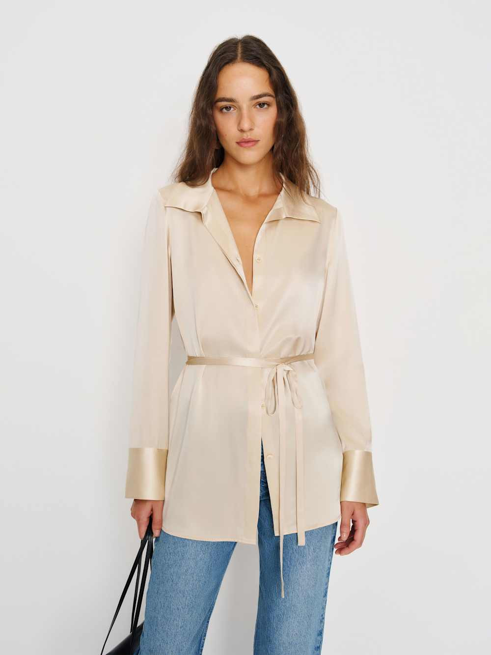 Camilla Silk Top | Reformation (Global)