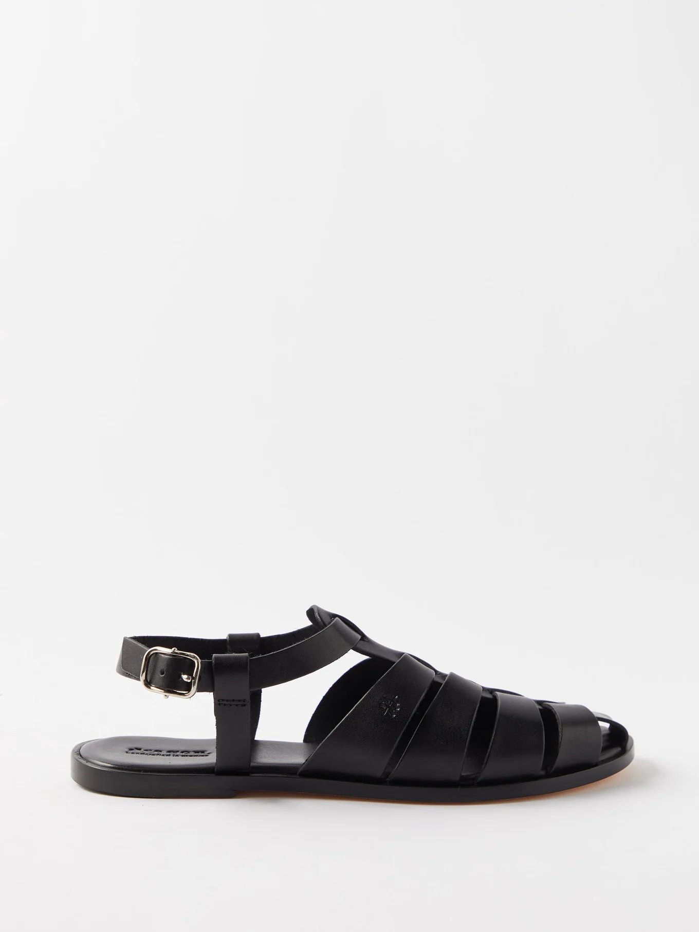 Pescador caged leather sandals | Matches (US)
