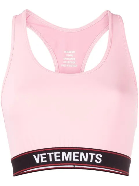 VETEMENTS Bra Deportivo Con Logo - Farfetch | Farfetch (RoW)