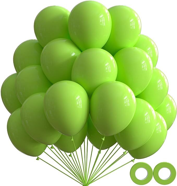 70pcs Apple Green Balloons,12inch Light Green Latex Balloons Garland Arch for Birthday Gender Rev... | Amazon (US)