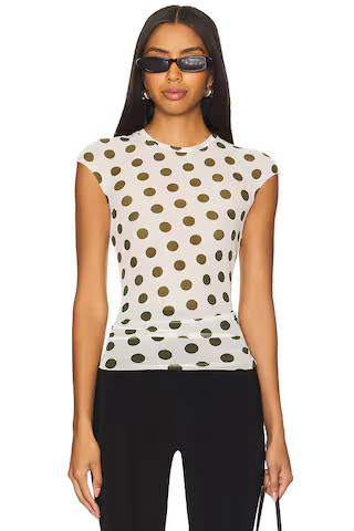 AFRM Nina Tee in Birch Dot from Revolve.com | Revolve Clothing (Global)