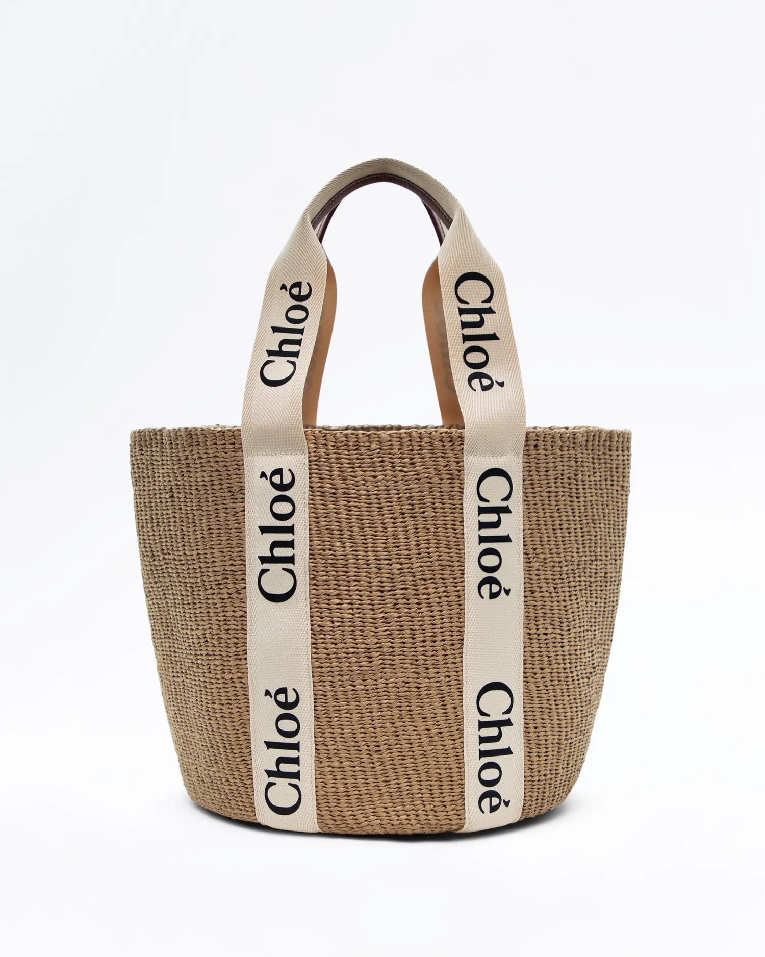 Raffia Large Woody Basket Tote | Vivrelle