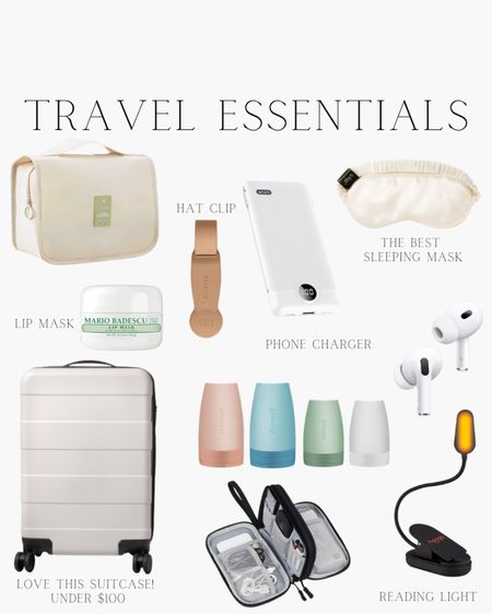 Travel Essentials 

#LTKunder100 #LTKbeauty #LTKtravel