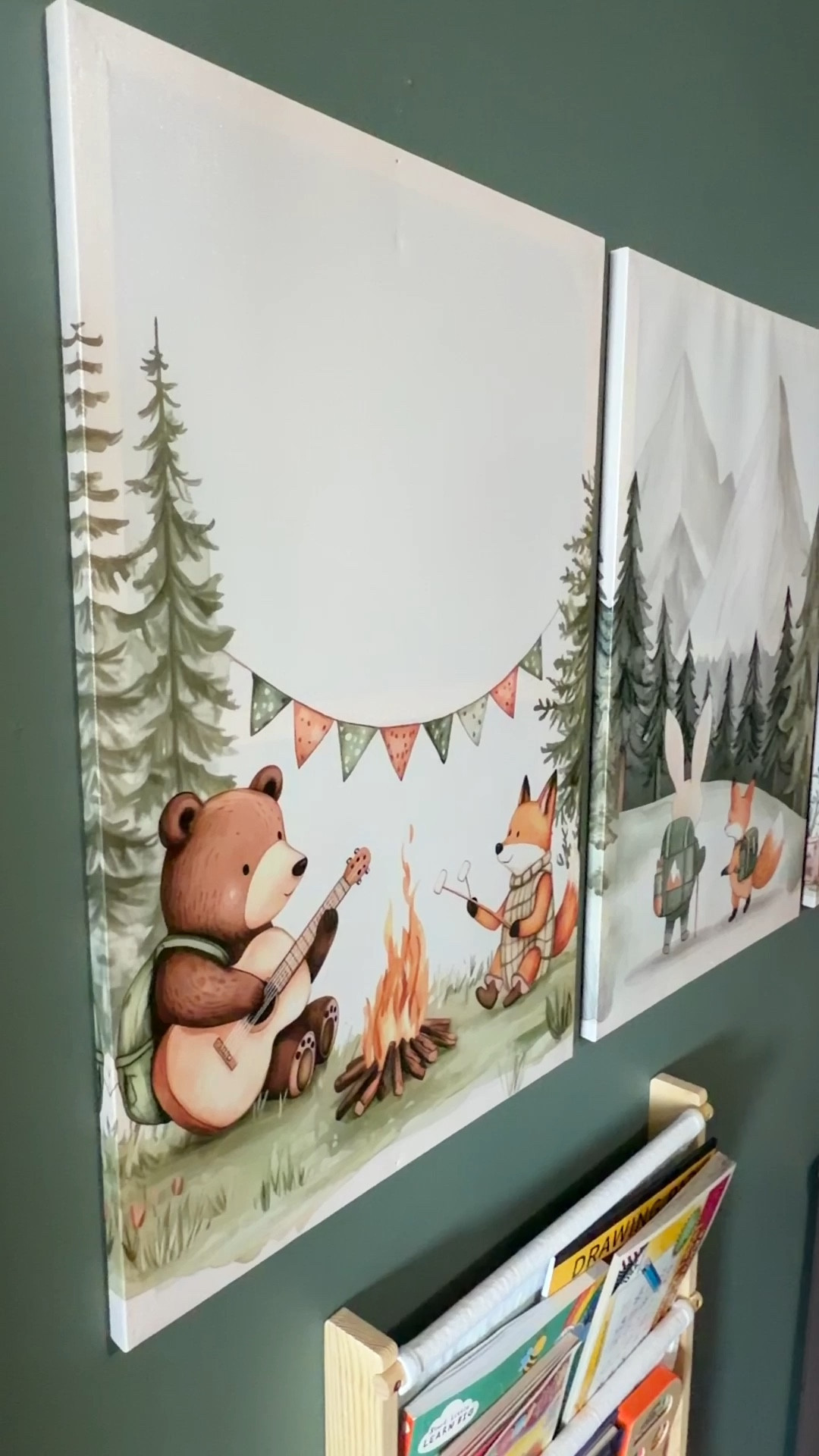 This trio of baby woodland art was the perfect addition to our grandbaby's guest room. So adorable and gender neutral!  

 #LTKHome #LTKBaby #LTKKids