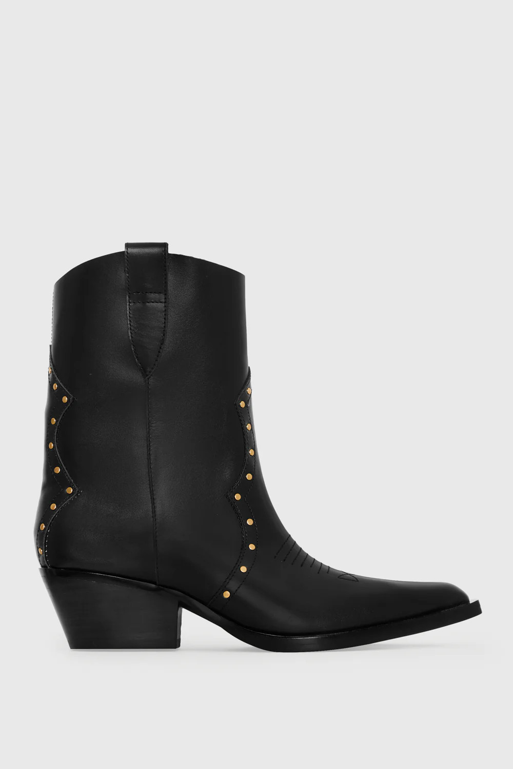 Rebecca Minkoff Cowboy Bootie With Studs In Black - Size 6 | Rebecca Minkoff