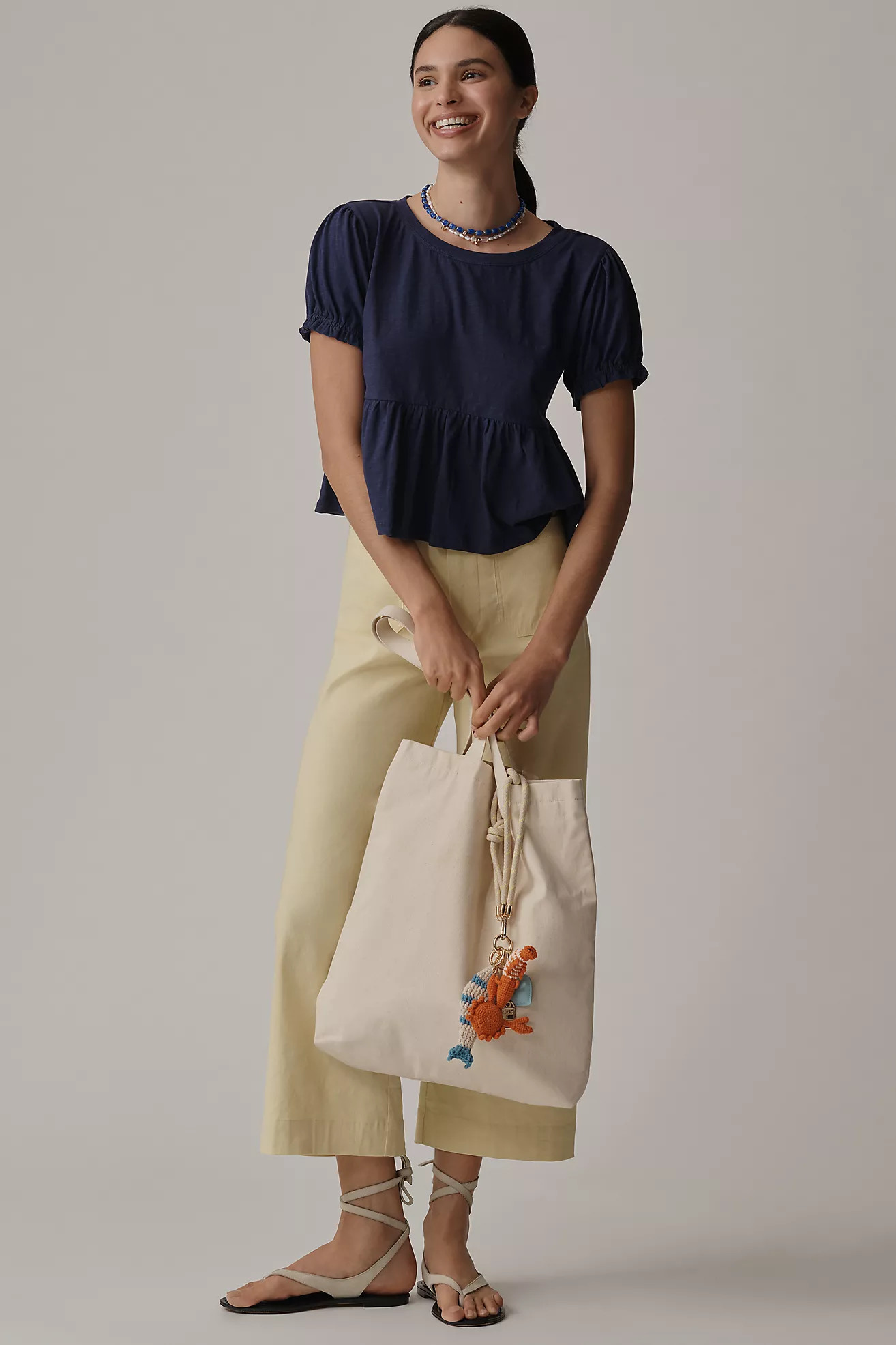 By Anthropologie Swingy Puff-Sleeve Tee | Anthropologie (US)
