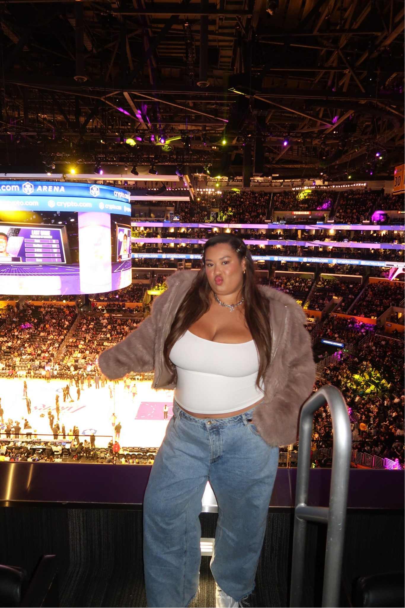Laker game fit (jacket is gap) 