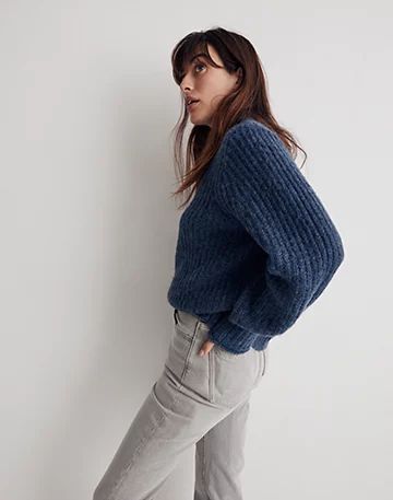 Loretto Mockneck Pullover Sweater | Madewell