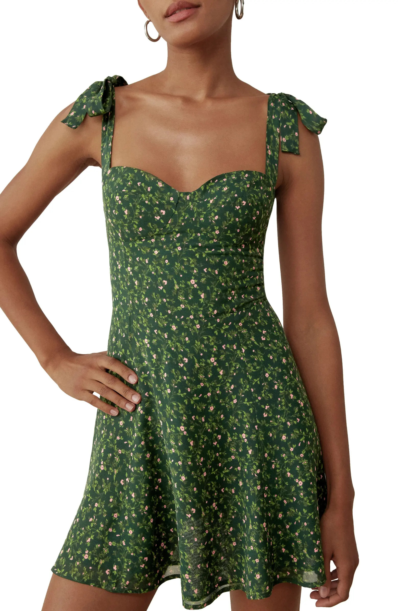 Niara Floral MinidressREFORMATION | Nordstrom