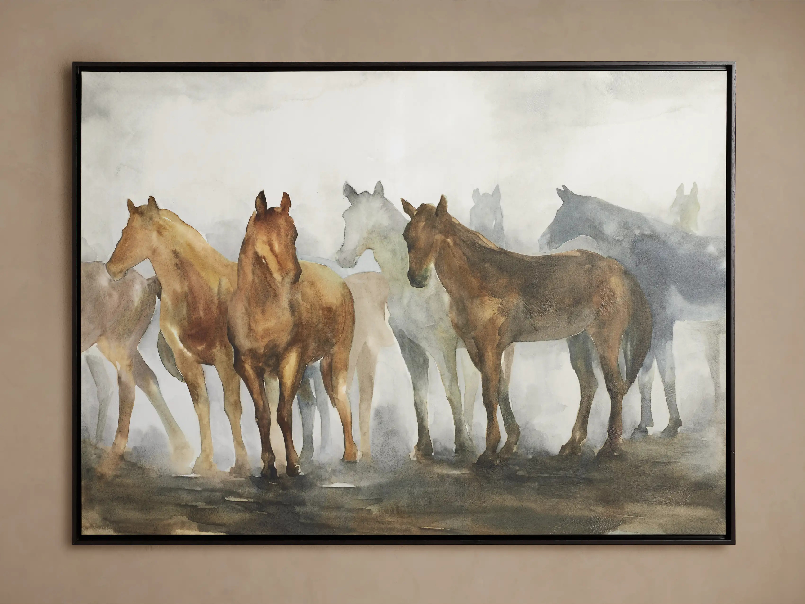 Wild Horses Framed Print | Arhaus