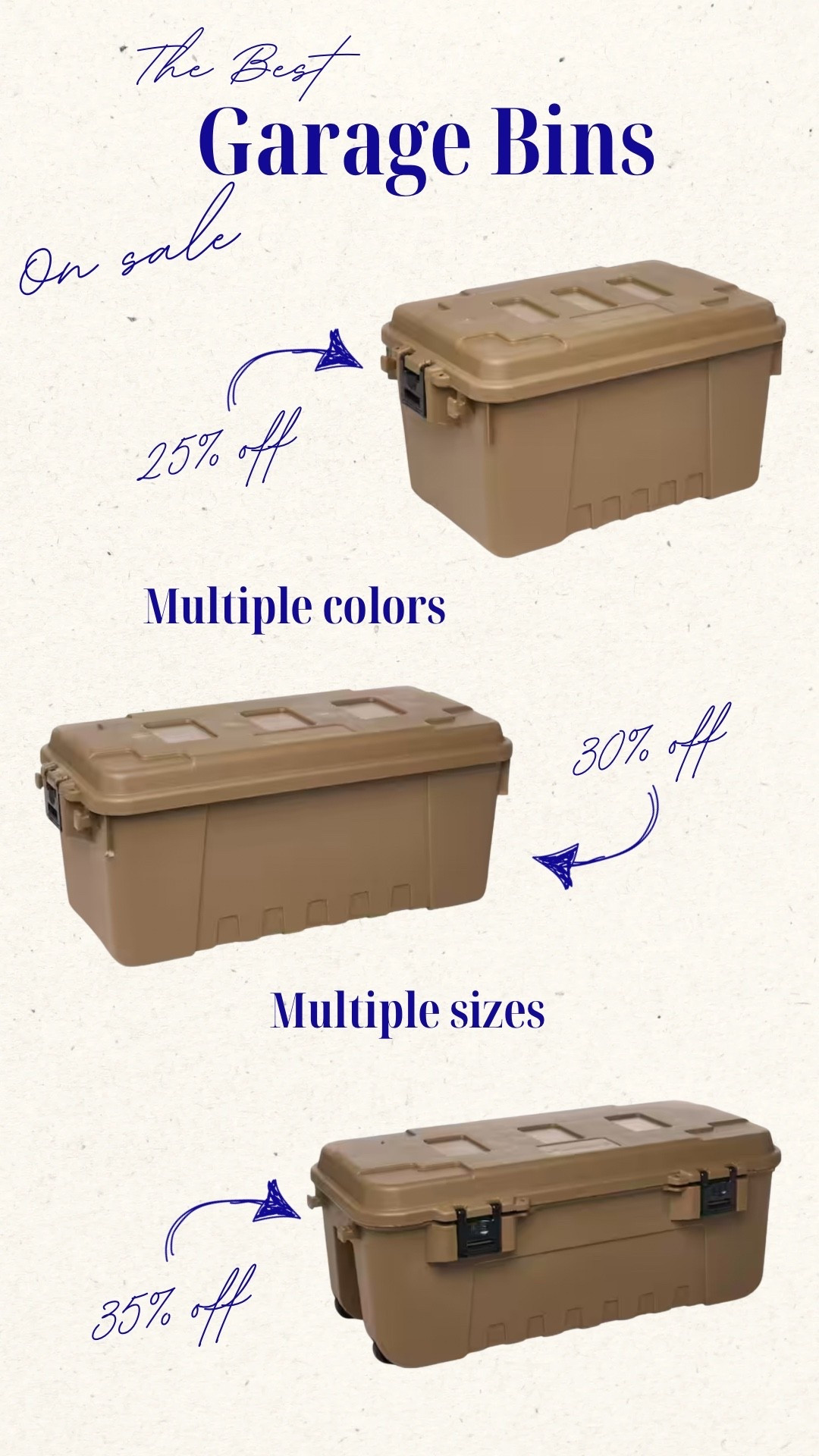 The best aesthetic garage storage bins!  AND they’re on SALE!! #storage #garage #sale

#LTKFindsUnder50 #LTKSaleAlert #LTKHome