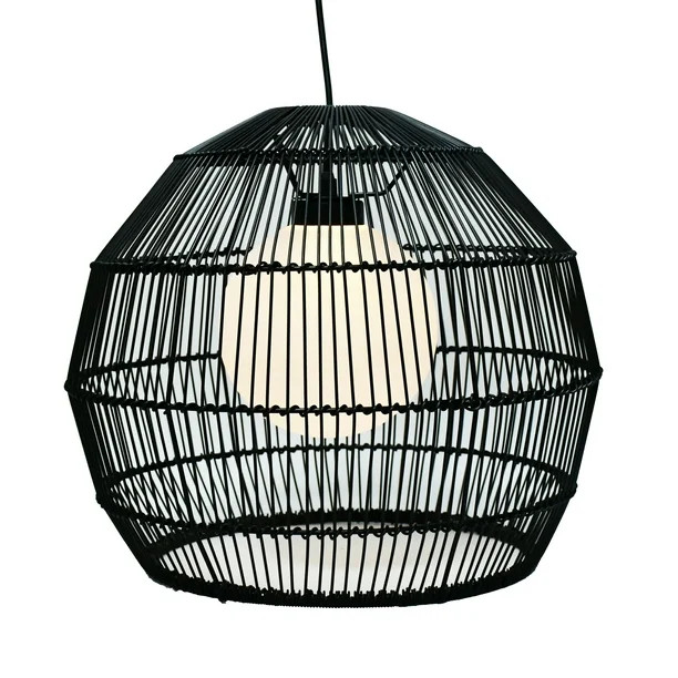 Better Homes and Gardens 16'' 13 Lights Black PE Woven Pendant - Walmart.com | Walmart (US)