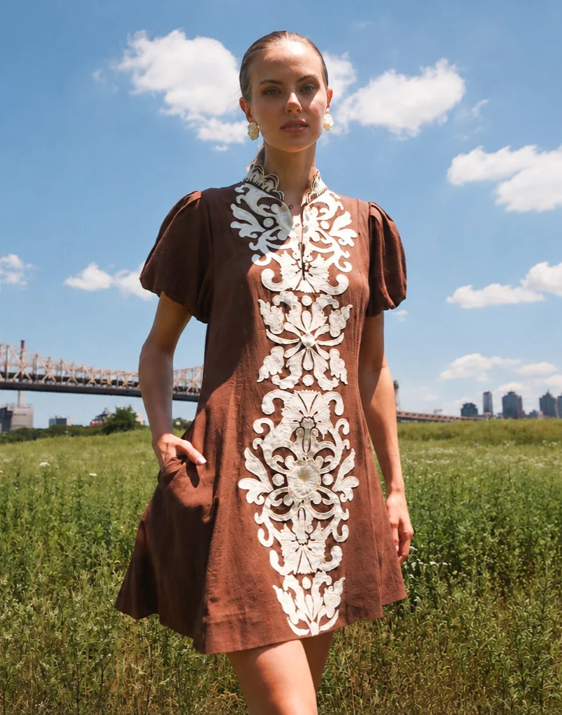 Flavia Barong Mini Dress | Mestiza New York