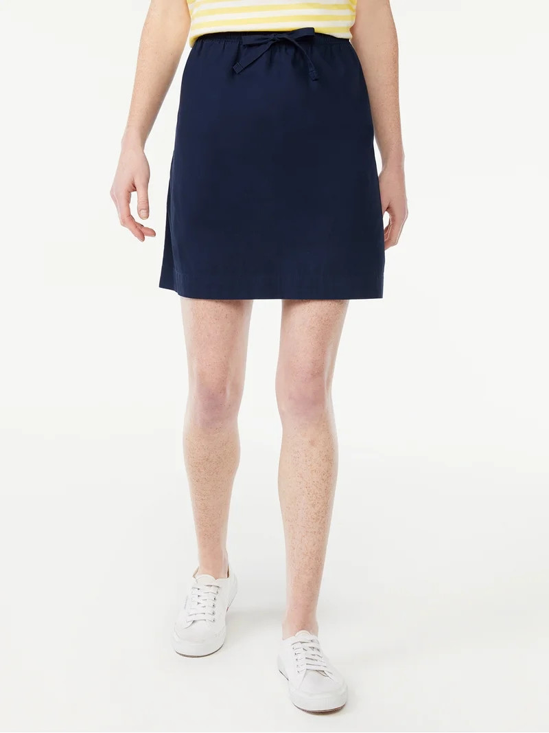 Free Assembly Women's Pull On Mini Skirt | Walmart (US)