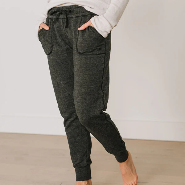 At Ease Joggers, Graphite | Albion Fit