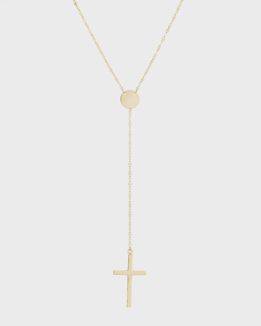 LANA Gold Crossary Necklace | Neiman Marcus