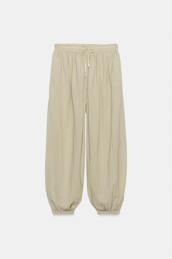 VOLUME SAROUEL TROUSERS | Zara UK
