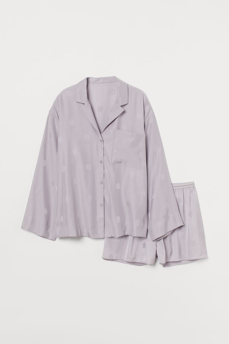Satinpyjama | H&M (DE, AT, CH, NL, FI)