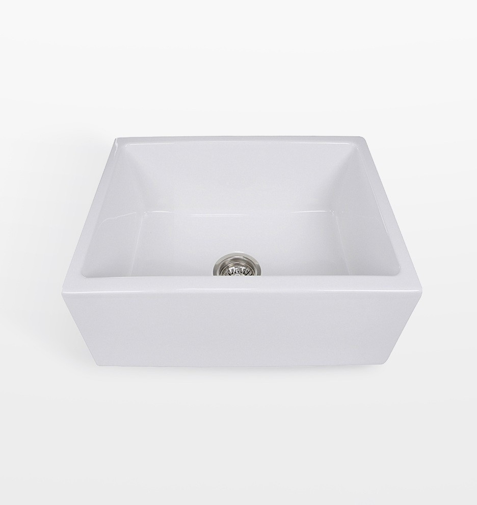 Blakely Fireclay Single Kitchen Sink | Rejuvenation