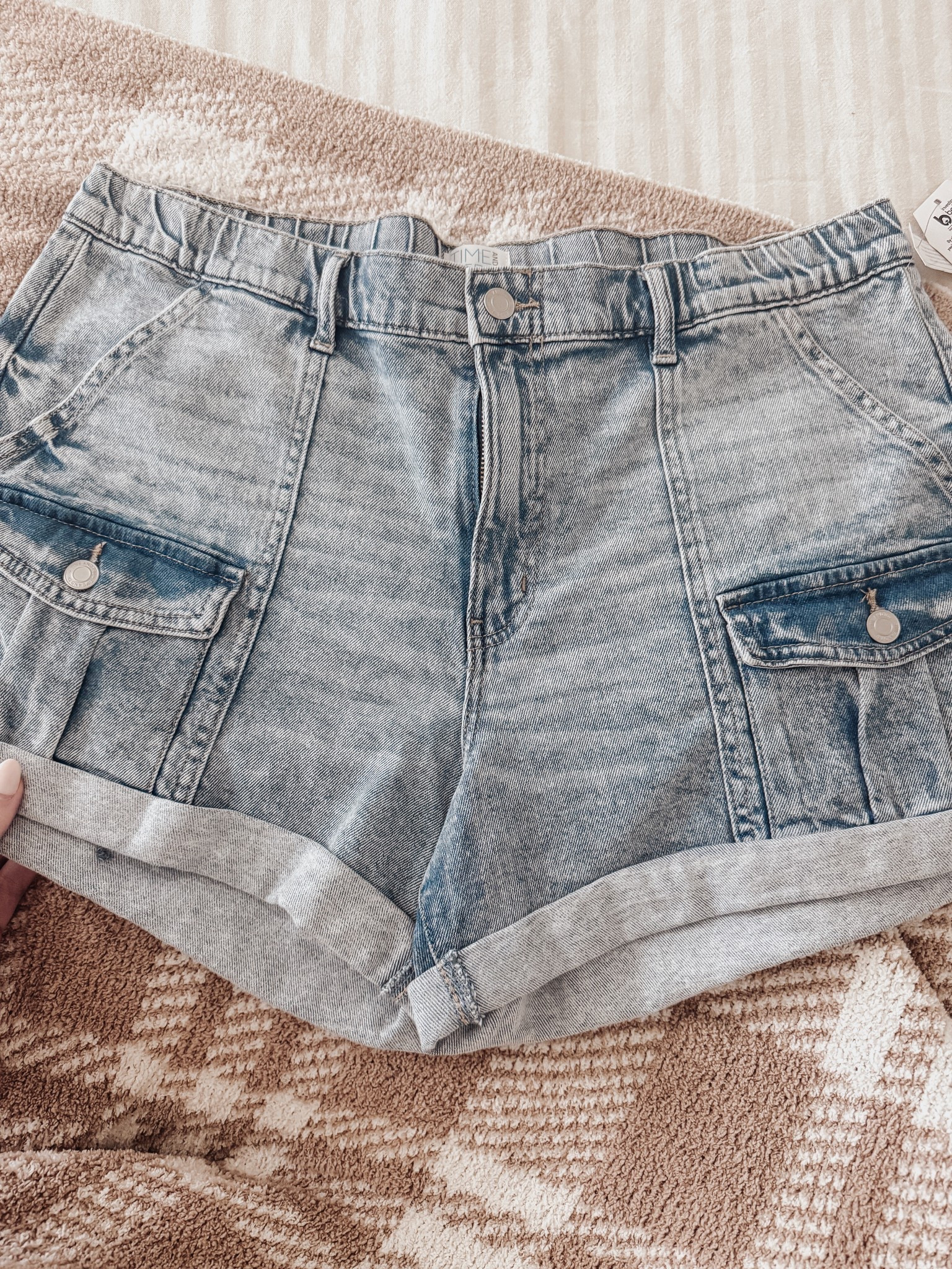 $19 Walmart cargo jean shorts - so cute! 🥰 

#LTKPlusSize #LTKStyleTip #LTKMidsize