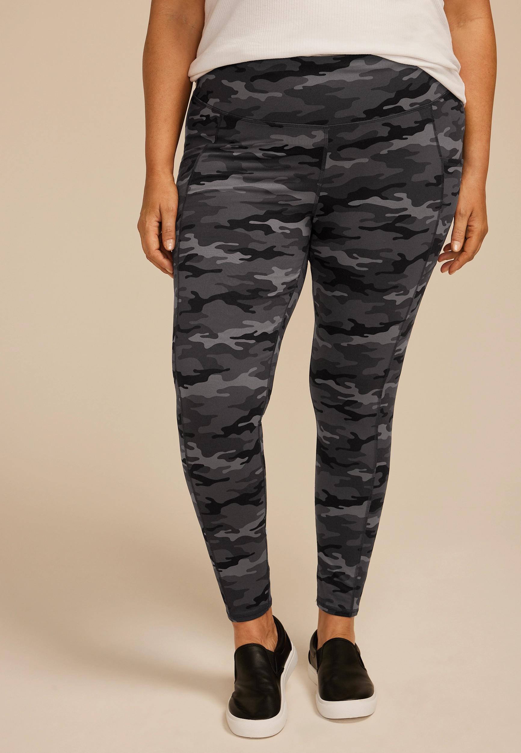 Maurices Plus Size Women's Camo High Rise Pocket Luxe Leggings | Maurices