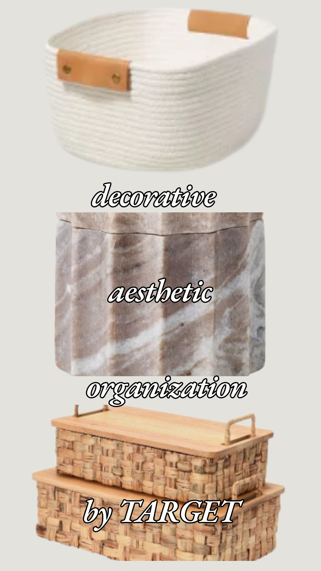 Organizing your home can be beautiful. Look at these gorgeous options from Target. Function meets aesthetic and fabulous. 

 #LTKHome