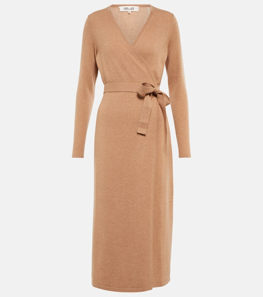 Astrid wool and cashmere wrap dress | Mytheresa (US/CA)