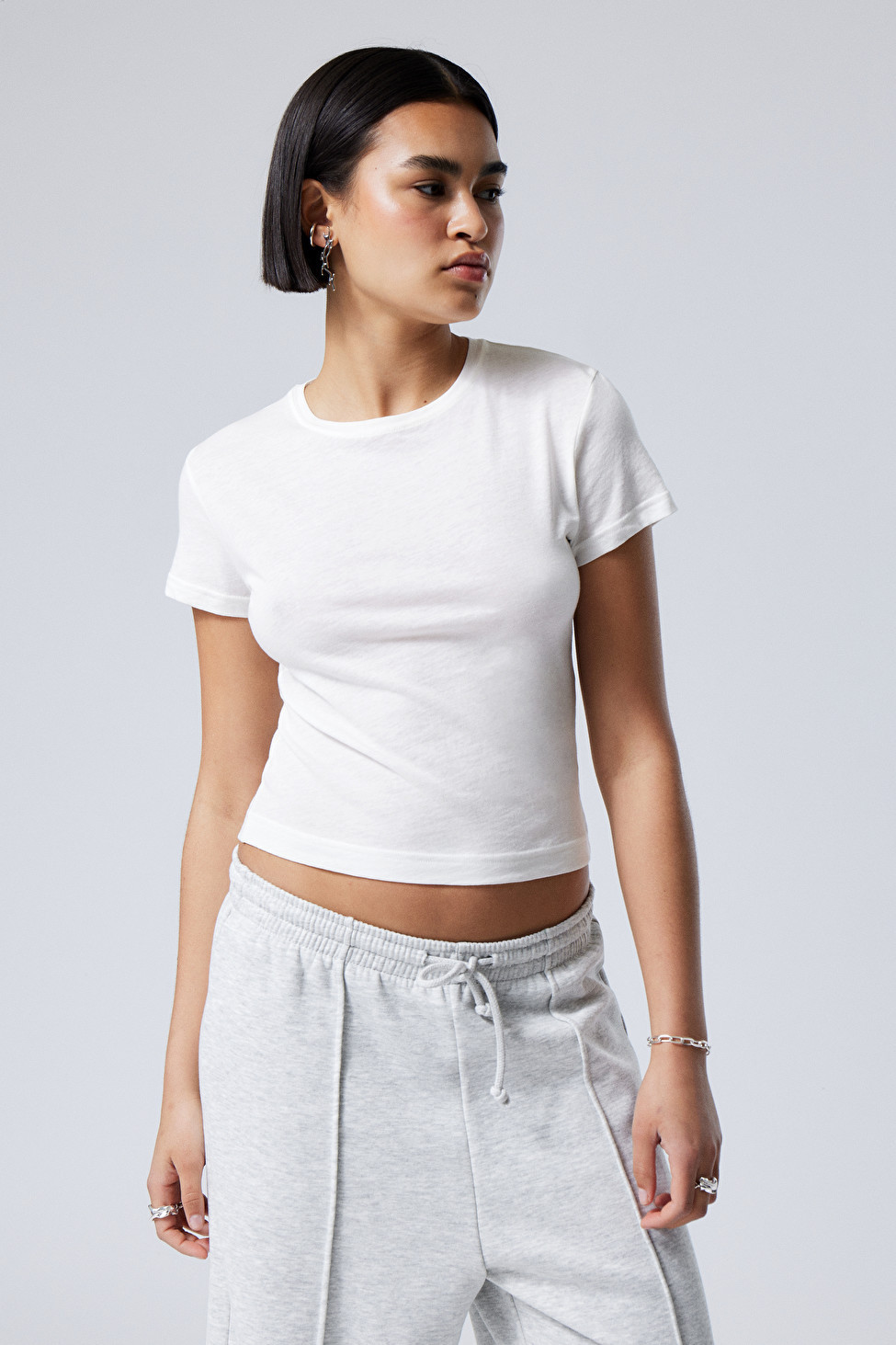 Körpernahes T-Shirt | Weekday