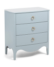 28x16x32 Lillian Swoop 3 Drawer Chest | Marshalls