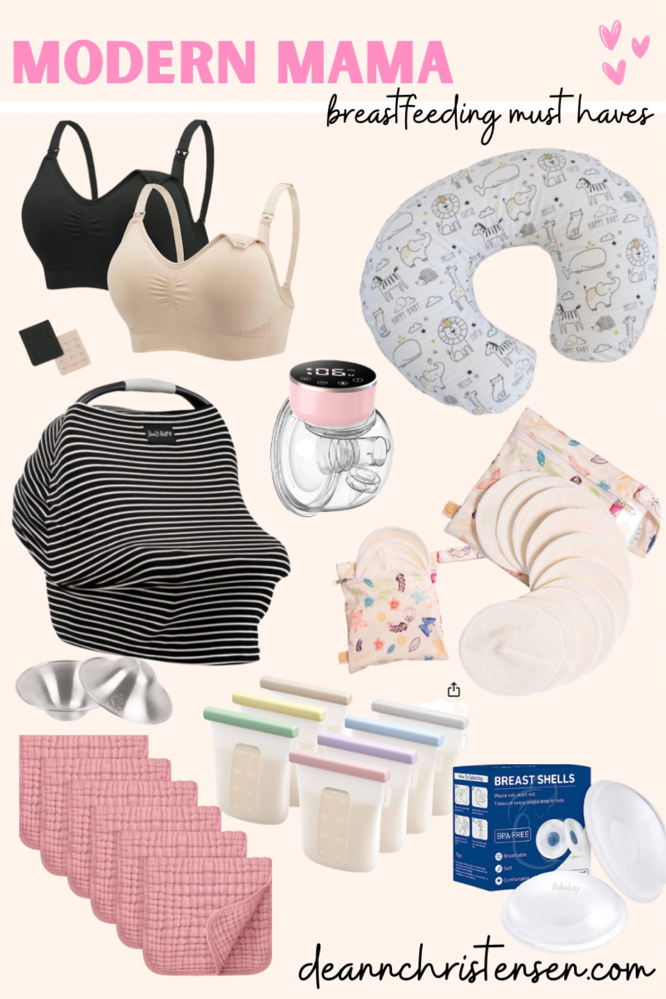 MODERN MAMA | Breastfeeding Must Haves #breastfeeding #babygirl #babyregistry #babyitems #milkstorage #momessentials #modernmama #diaperbag #musthaves #reusable #lowwaste #breastcovers #pumping 

#LTKGiftGuide #LTKbump #LTKbaby