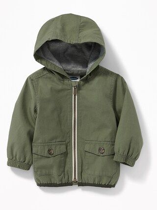 Hooded Canvas Utility Jacket for Baby | Old Navy US