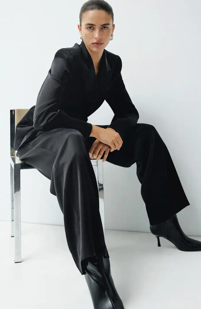 Pleated Satin Pants | Nordstrom