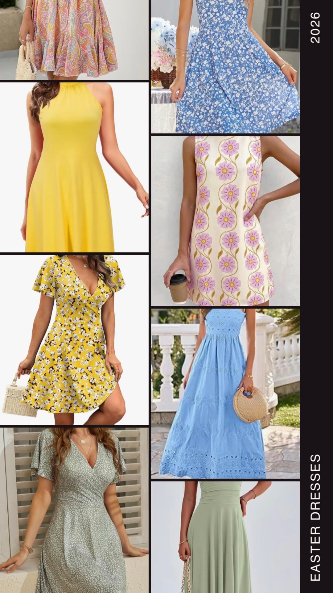 Easter outfit ideas but make them spring perfection 🌸🐣 From soft sage and lilac to coastal blue florals and sunshine yellow… these are the dresses you’ll wear to church, brunch, family photos, and egg hunts without sacrificing comfort or style. Maxi, midi, flirty wrap, classic fit-and-flare — all lightweight, flattering, and easy to dress up with heels or keep casual with sandals. Charleston spring vibes all the way 🌷 Everything is linked in my LTK 🤍

#easterstyle #springfashion #churchoutfit #coastalstyle #ltkfashion

#LTKPetite #LTKSpringSale #LTKSaleAlert