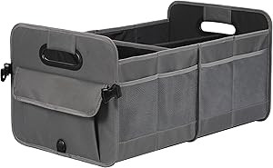 AOKJOY Car Trunk Organizer Car Storage Organizer Collapsible Multi Compartment Car Orga... | Amazon (US)